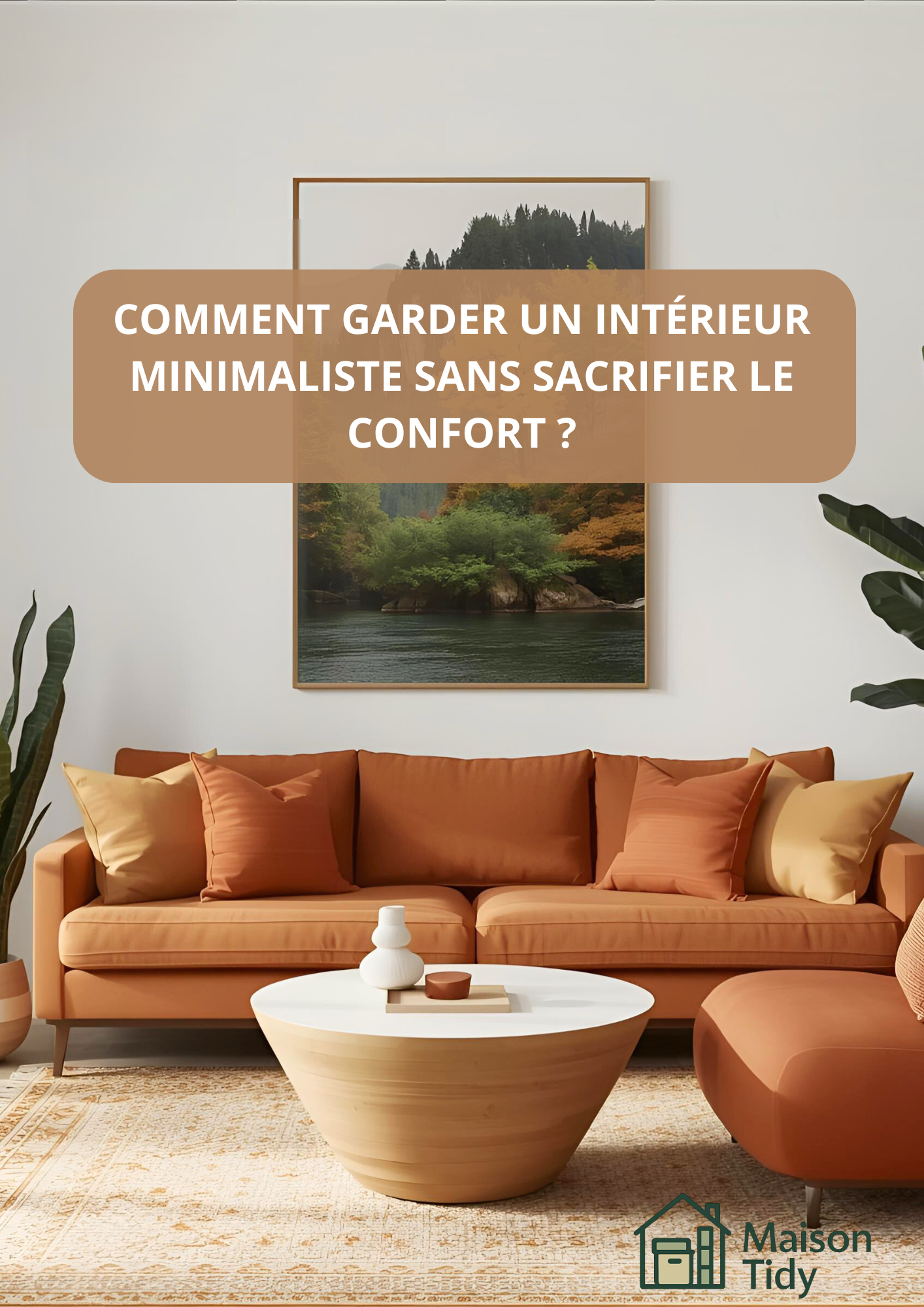 Comment garder un intérieur minimaliste sans sacrifier le confort ?