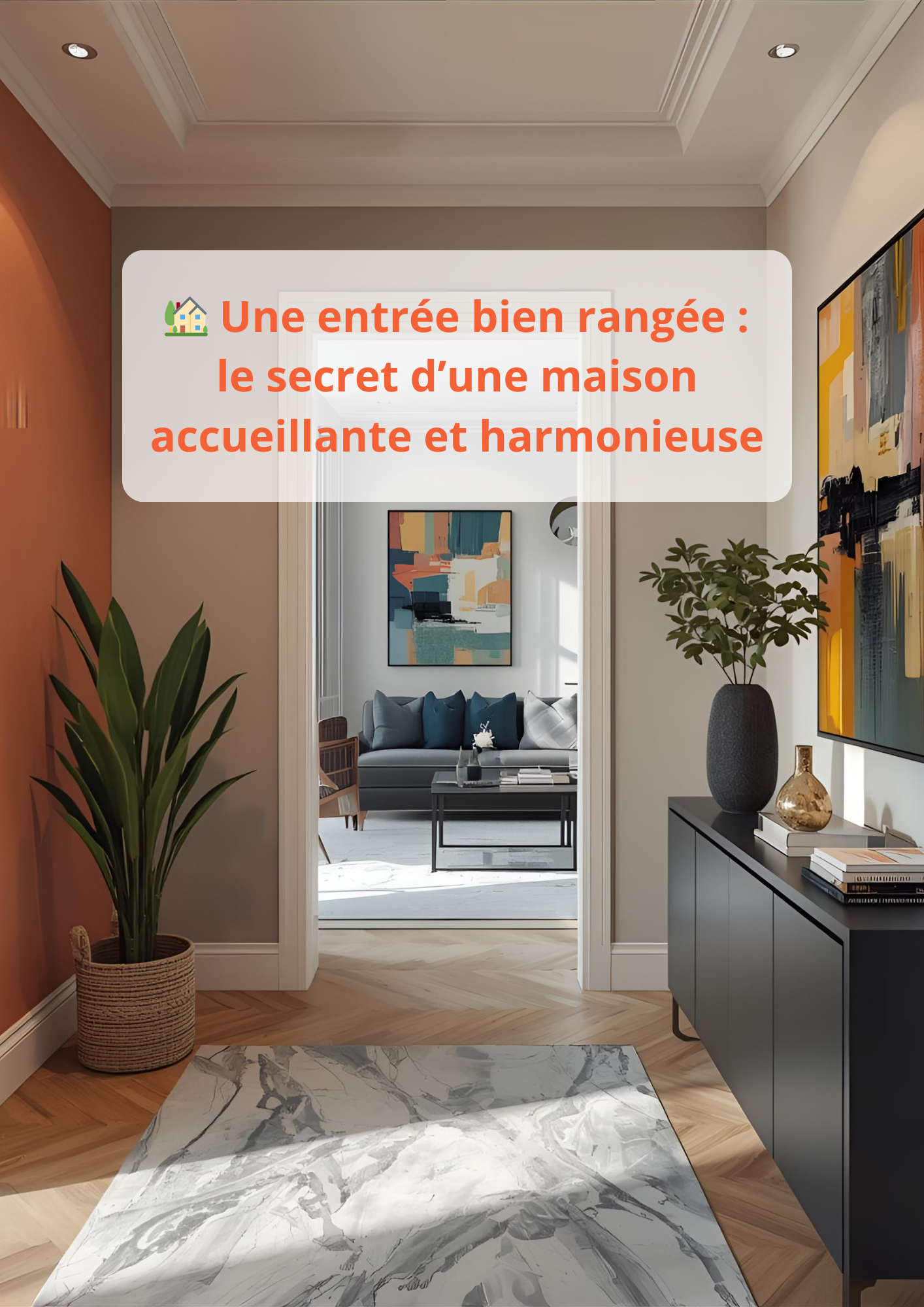 🏡 Une entrée bien rangée : le secret d’une maison accueillante et harmonieuse