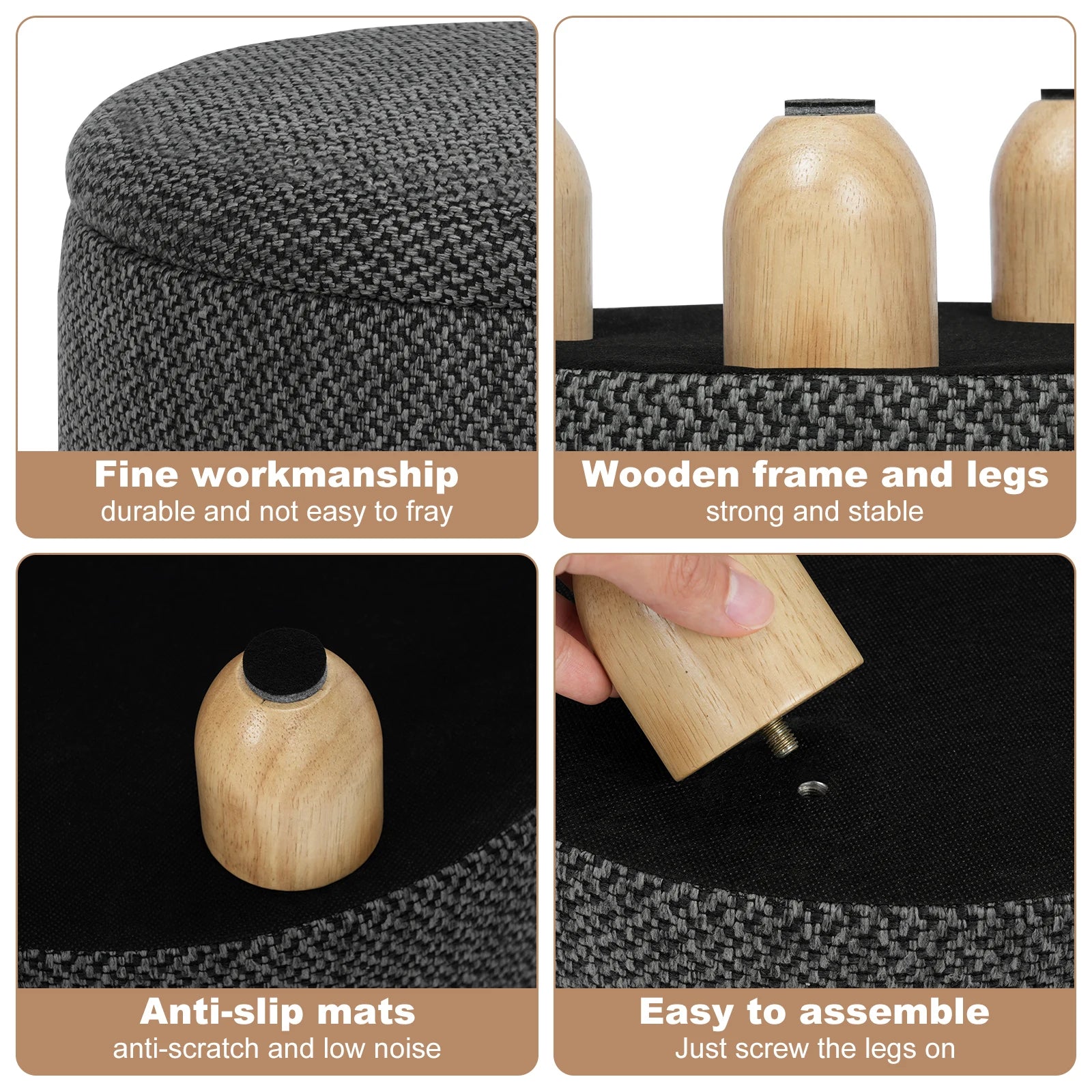 Tabouret de rangement