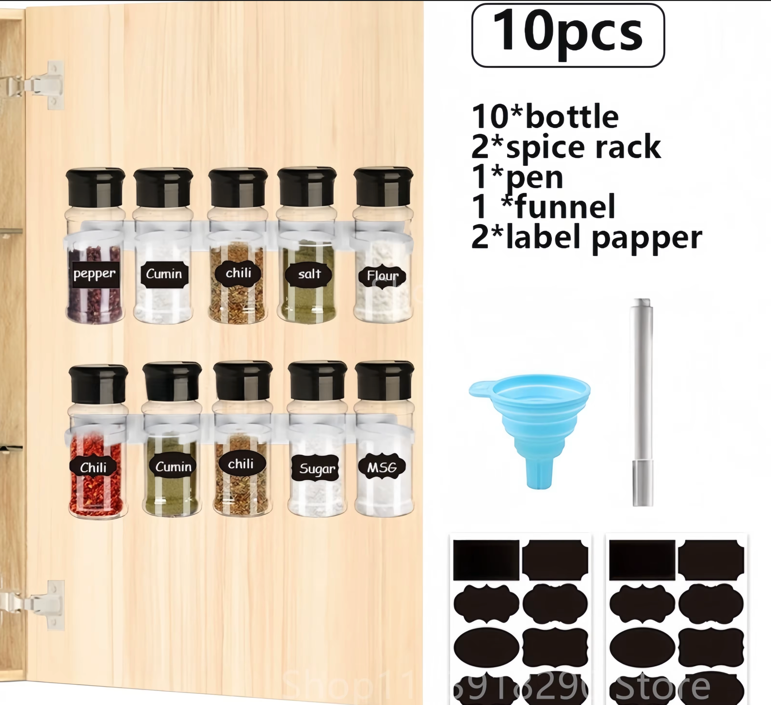 Lot de Bocaux à Épices