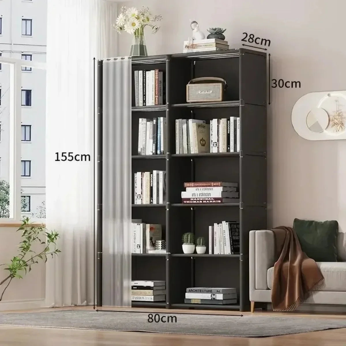 Armoire à rideau