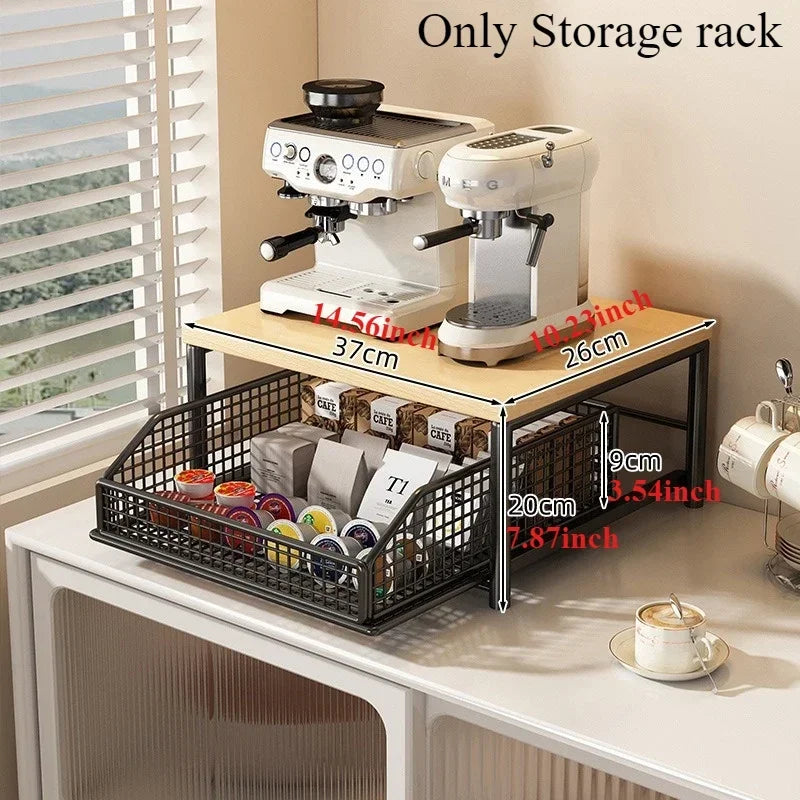 Étagère pour cafetière