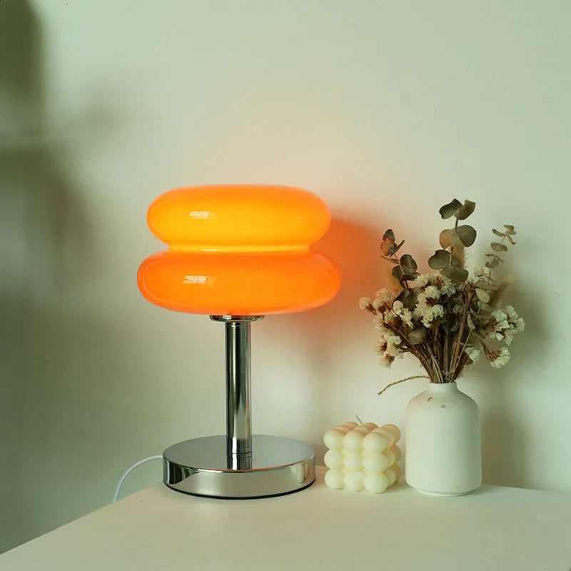 Lampe de table en verre