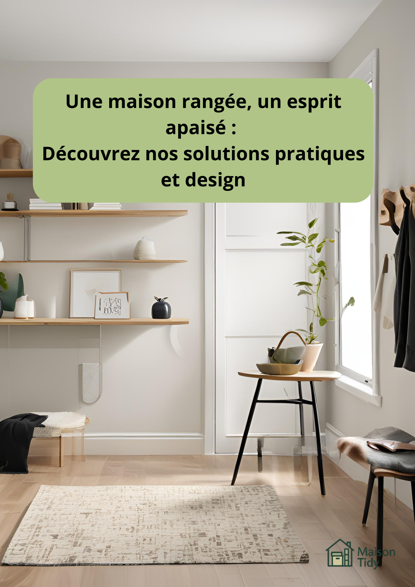 Une maison rangée, un esprit apaisé : découvrez nos solutions pratiques et design