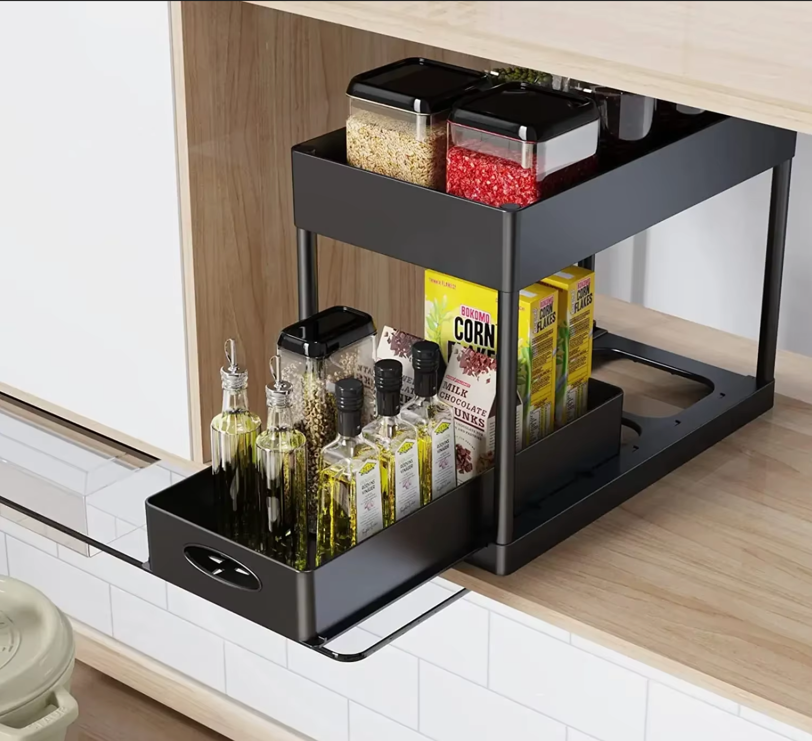 Rangement Sous-Évier 2 Étages Cuisine