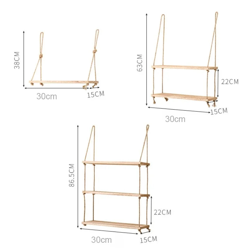 Étagères suspendues