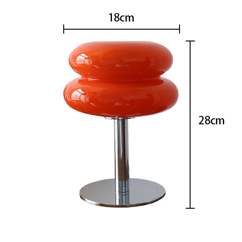 Lampe de table en verre
