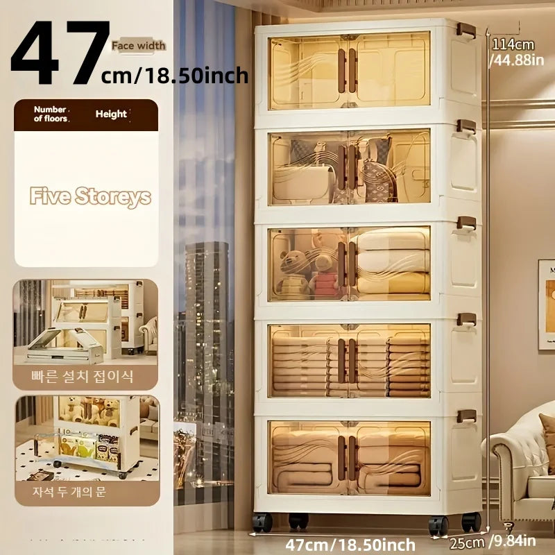 Meuble de rangement pliable