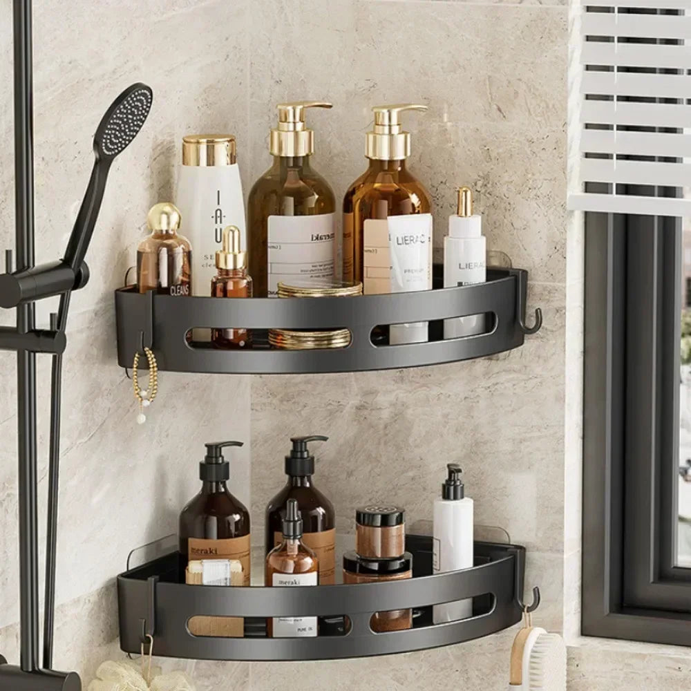 Étagère d'angle douche salle de bain