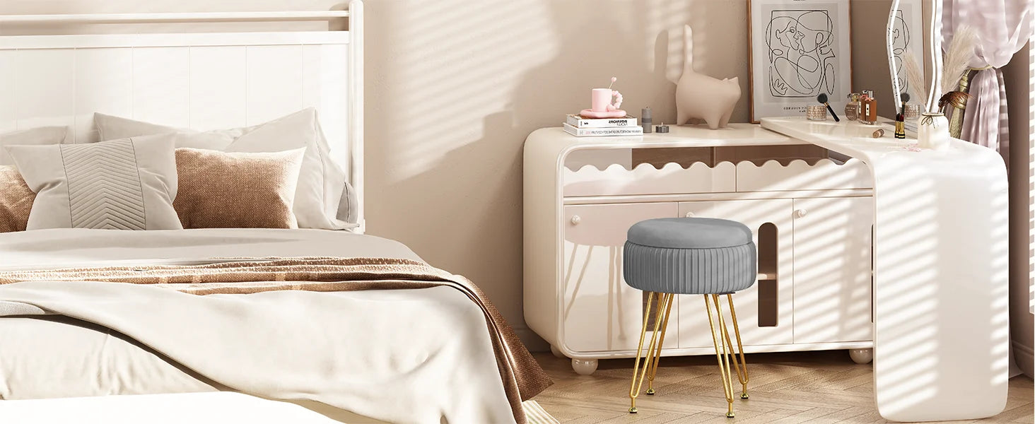 Tabouret coffre de rangement