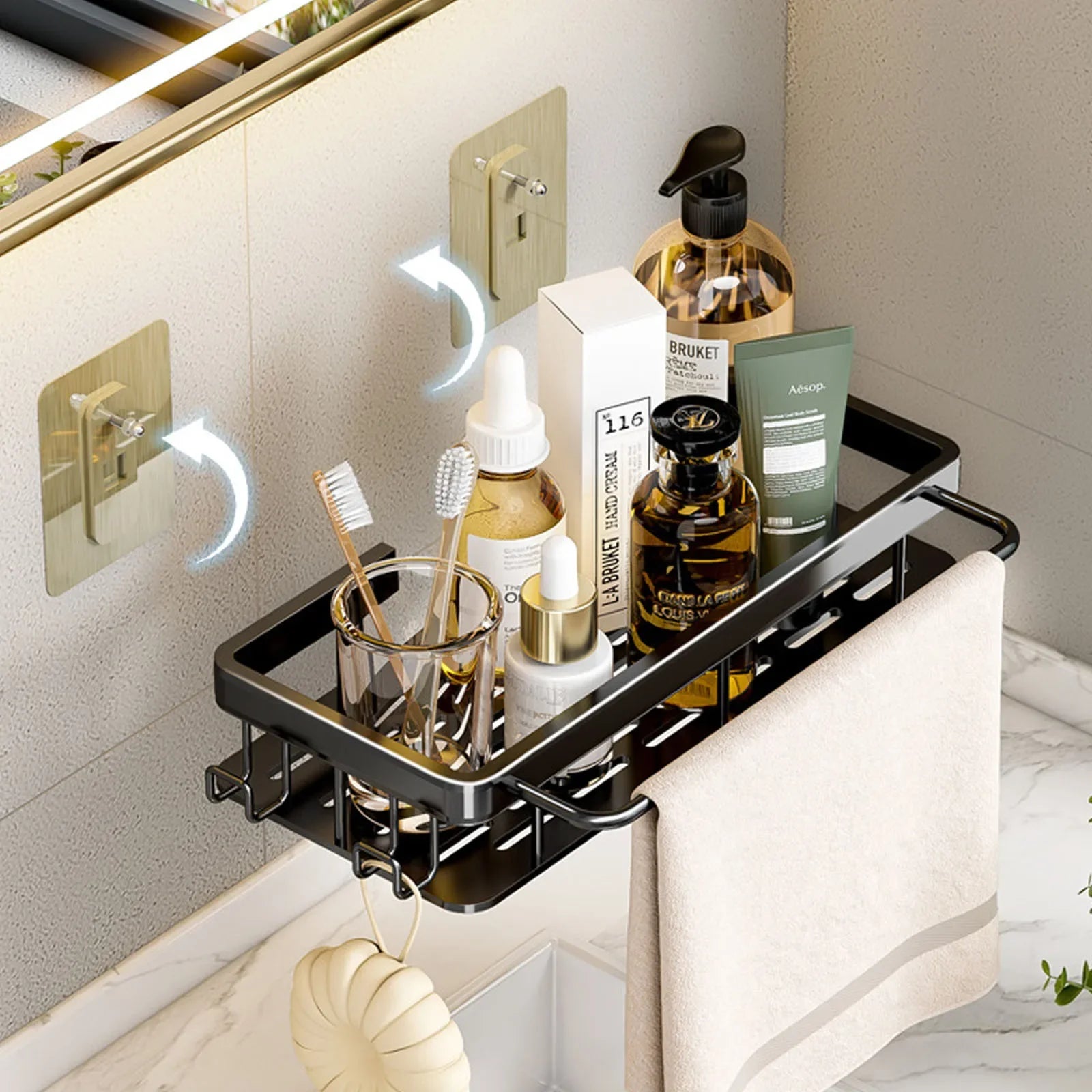 Étagère pour la douche